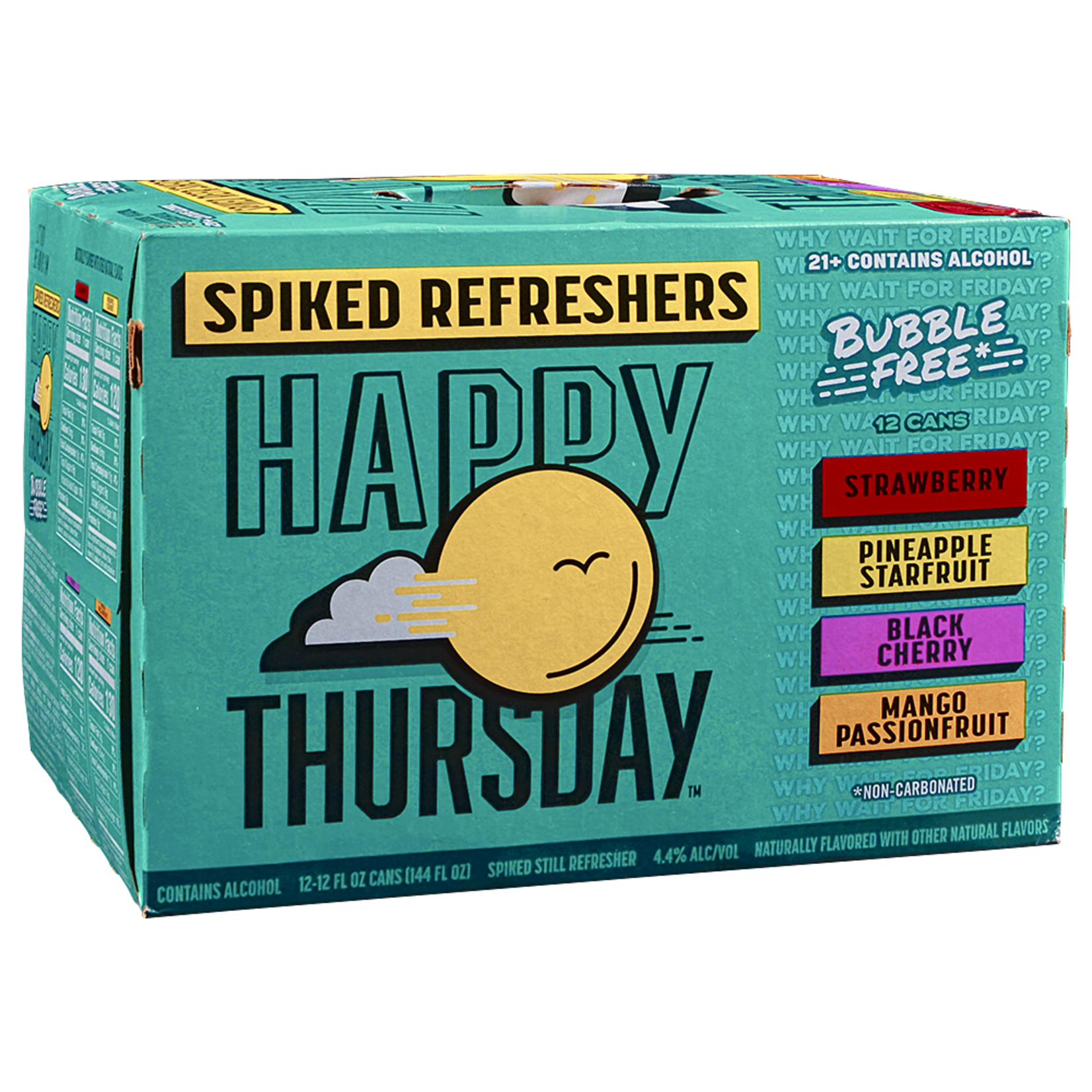 Happy Thursday Spiked Refreshers Variety 12pk x 12oz cans