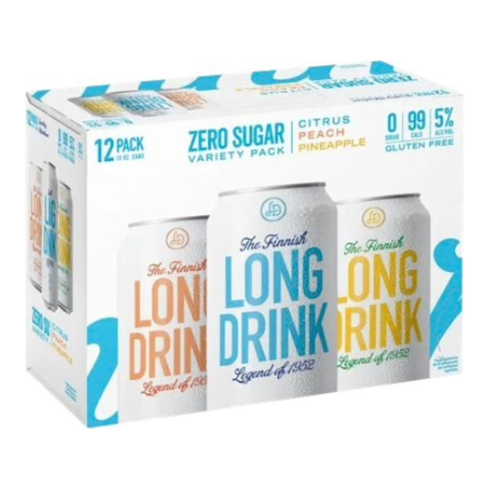 The Long Drink Zero Variety 12pk x 12oz cans