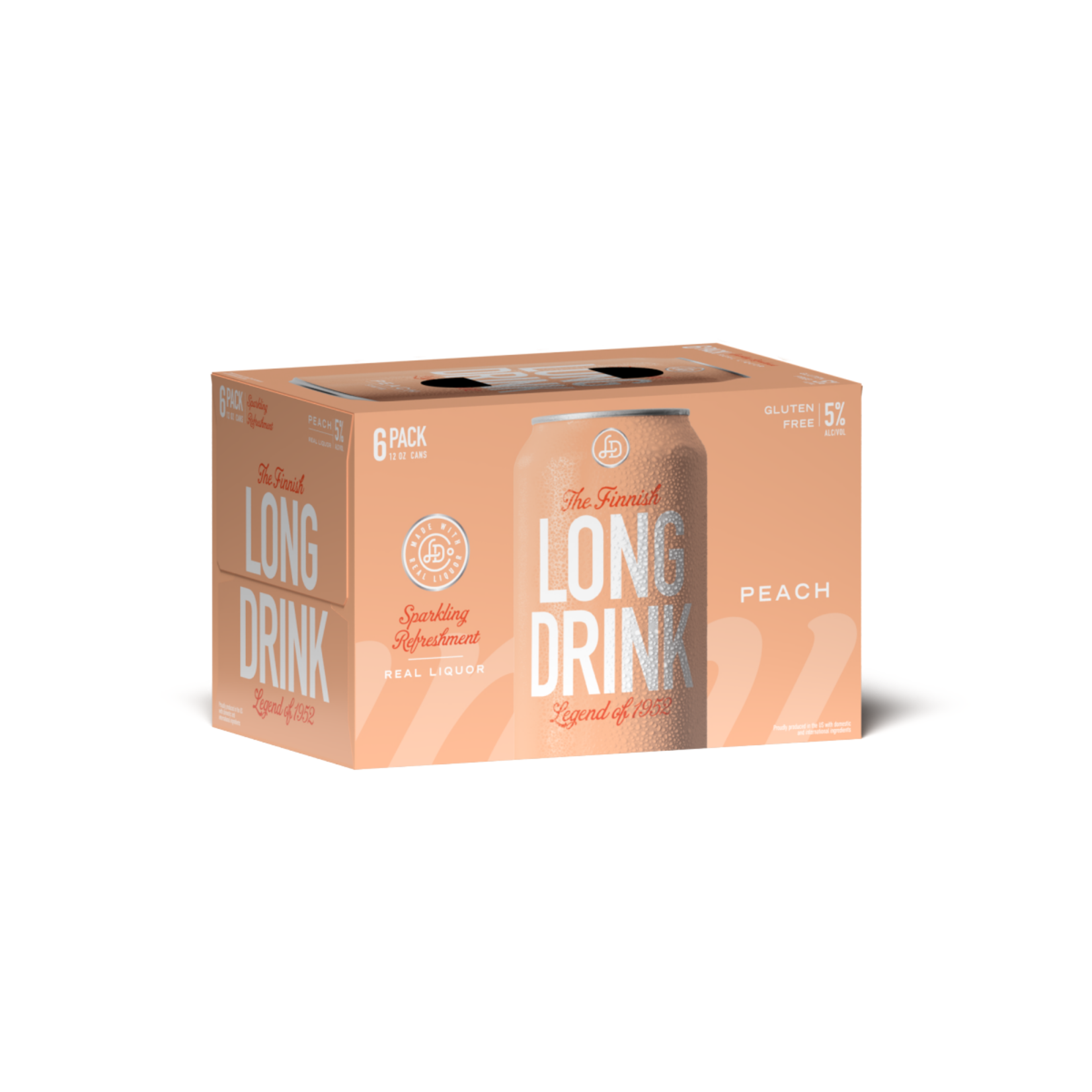 The Long Drink Peach 6pk x 12oz cans