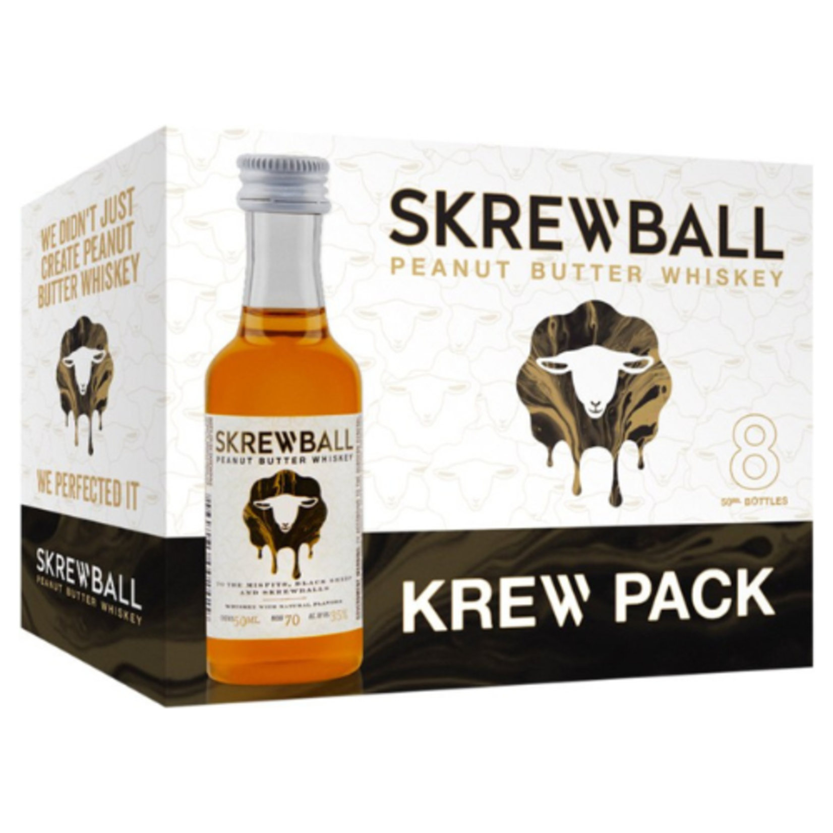 Skrewball Skrewball Peanut Butter Whiskey Krew Pack 8pk x 50mL