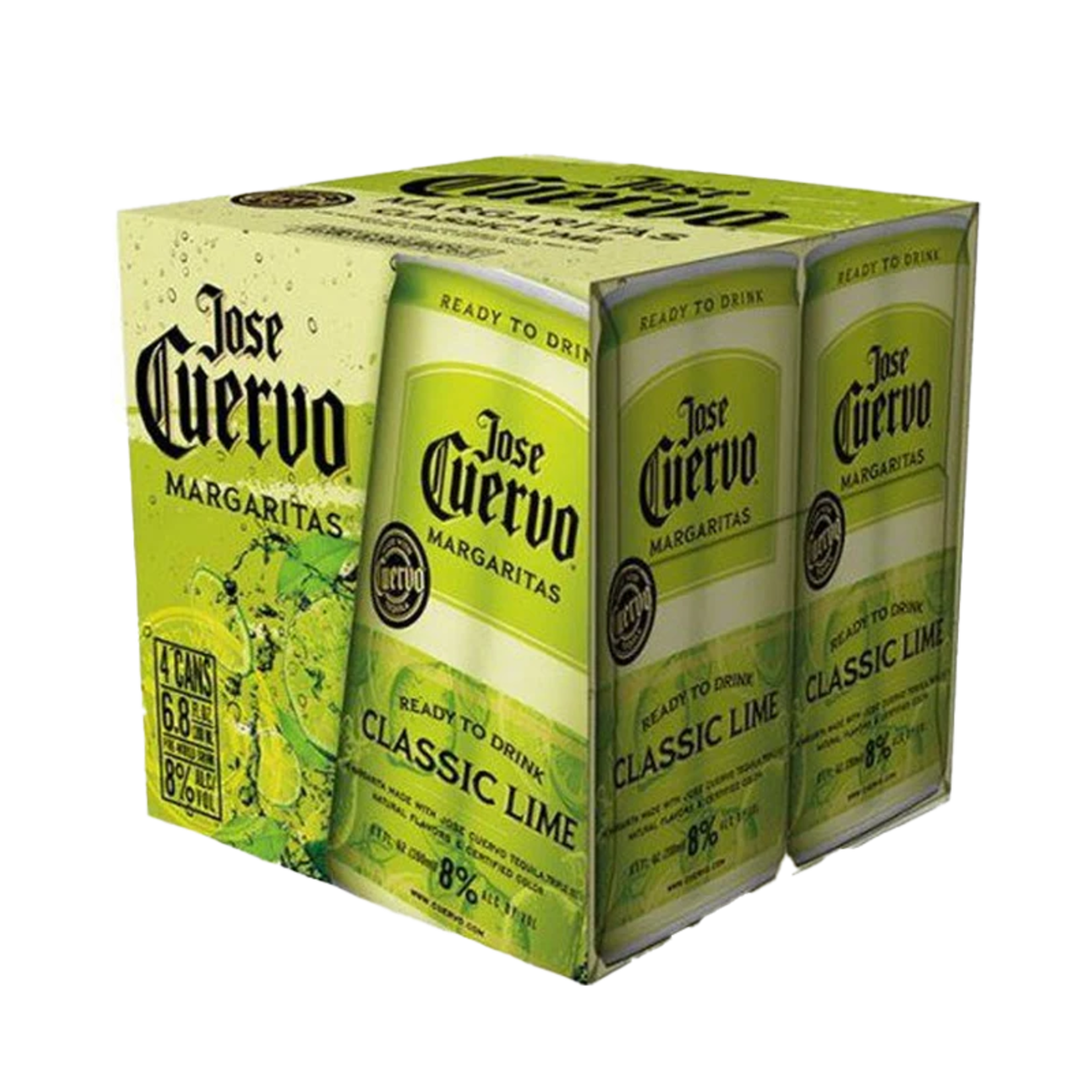 Jose Cuervo Jose Cuervo Sparkling lime Margarita 4pk x 12oz cans