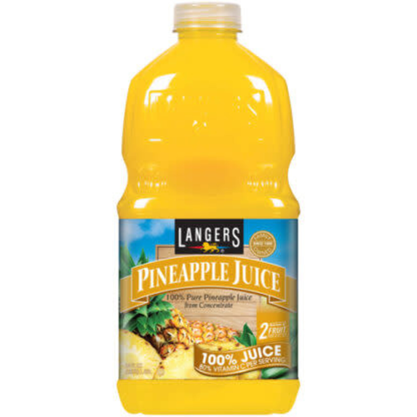 Langers Pineapple Juice 1pk x 32oz