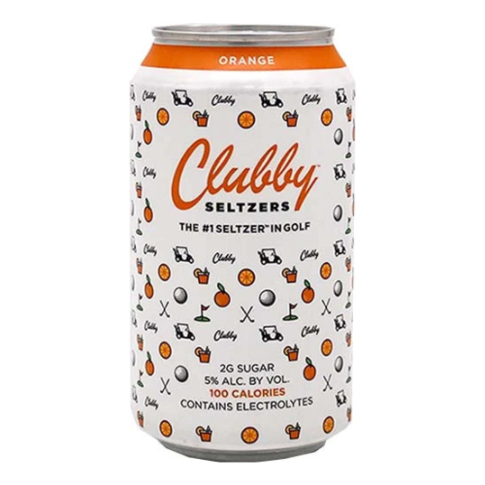 Clubby Clubby Seltzer Orange 6 x 12 oz cans
