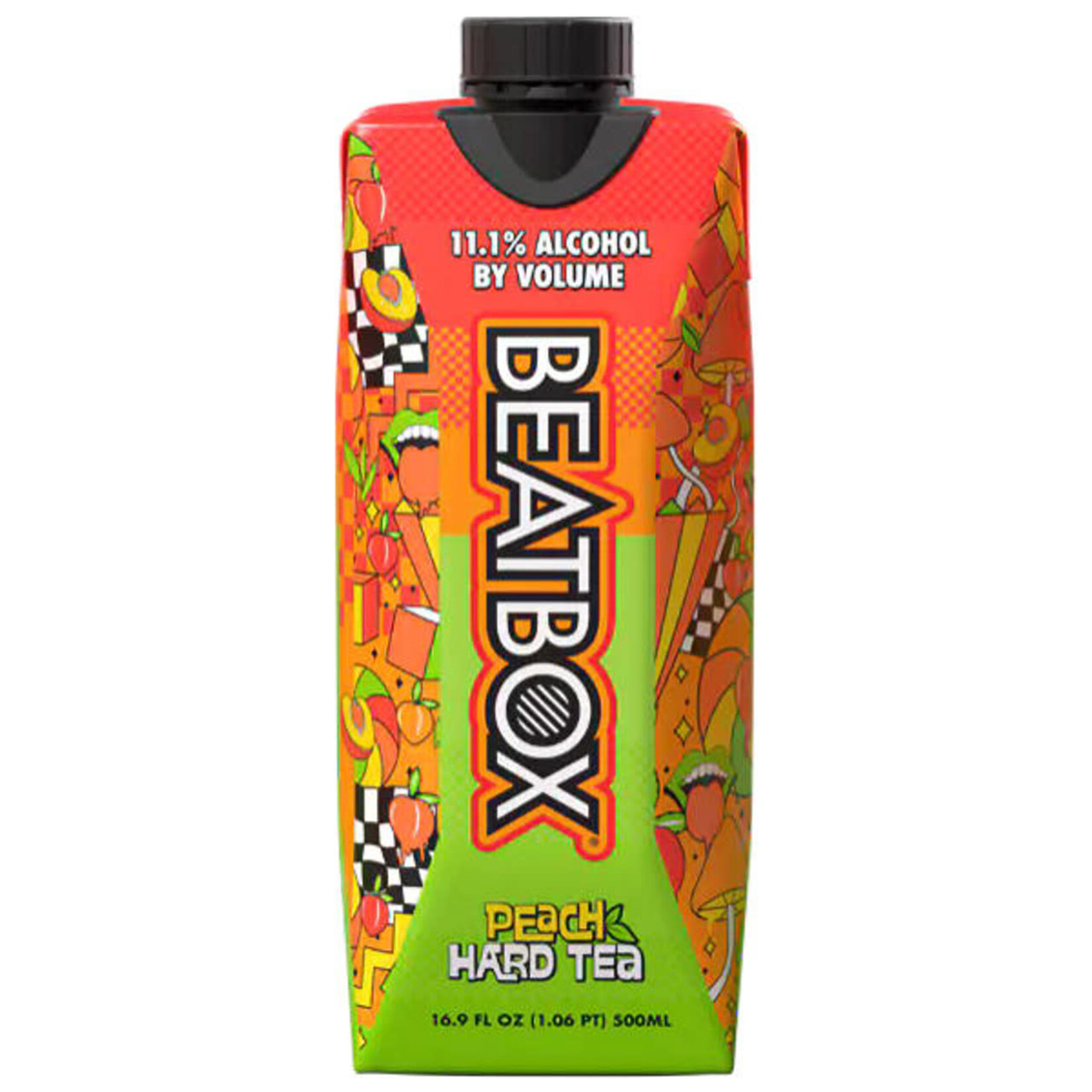 Beat Box Peach Hard Tea 1pk x 500mL