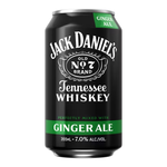Jack Daniels Jack Daniel’s Whiskey and Ginger Ale 4pk x 12oz cans