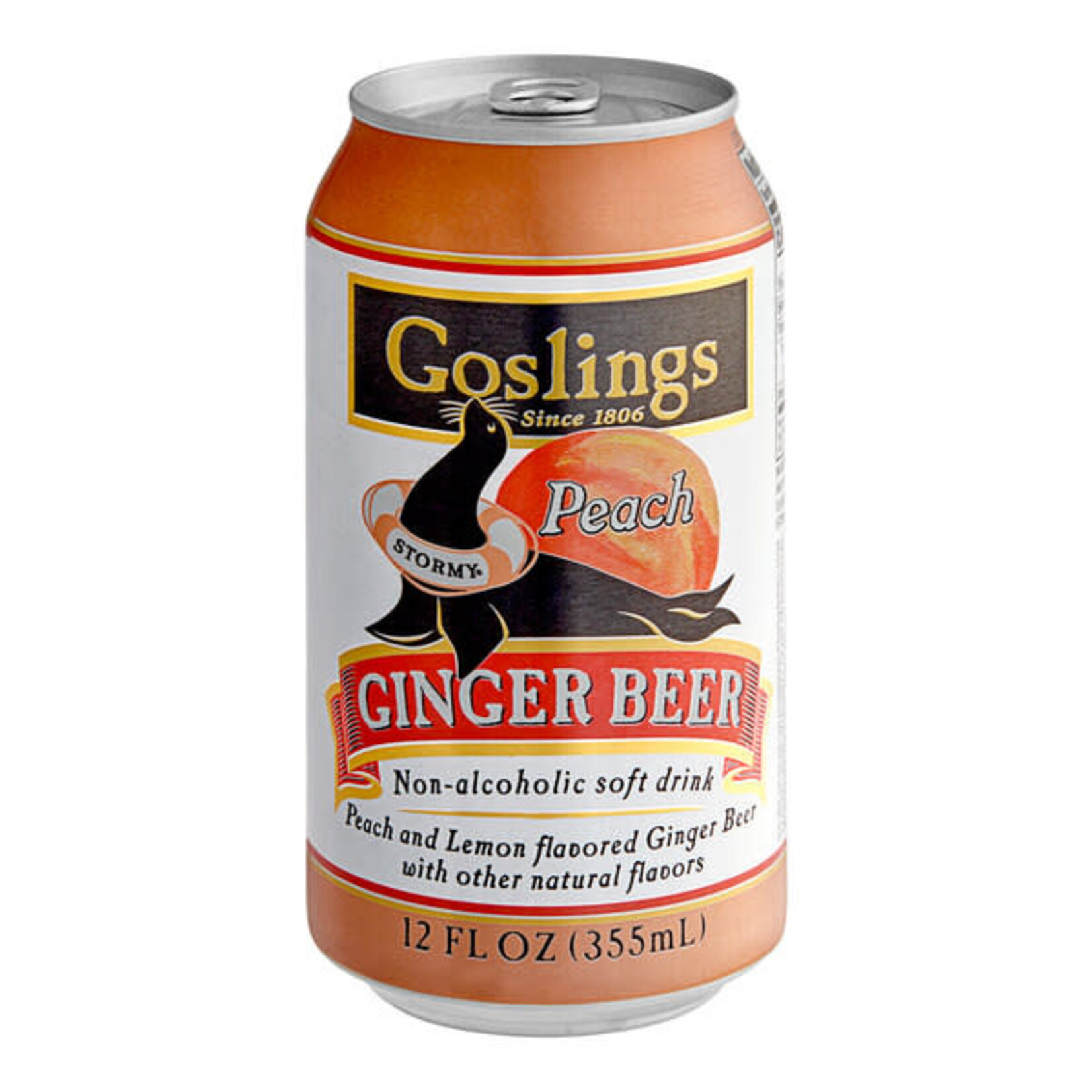 Goslings Gosling’s Peach Ginger Beer 6pk x 12oz cans