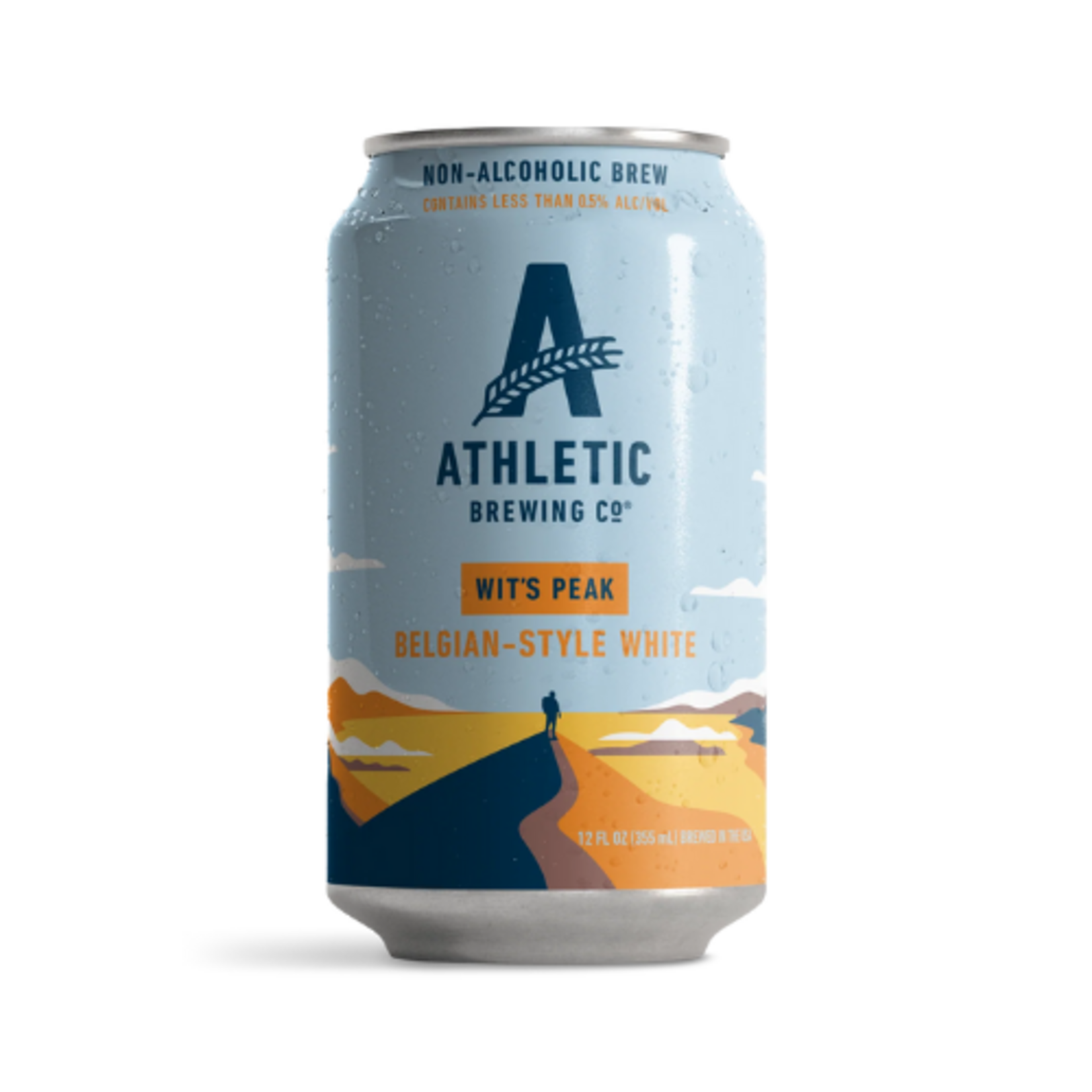 Athletic Wit’s Peak Non Alcoholic Belgian Style White 6pk x 12oz cans