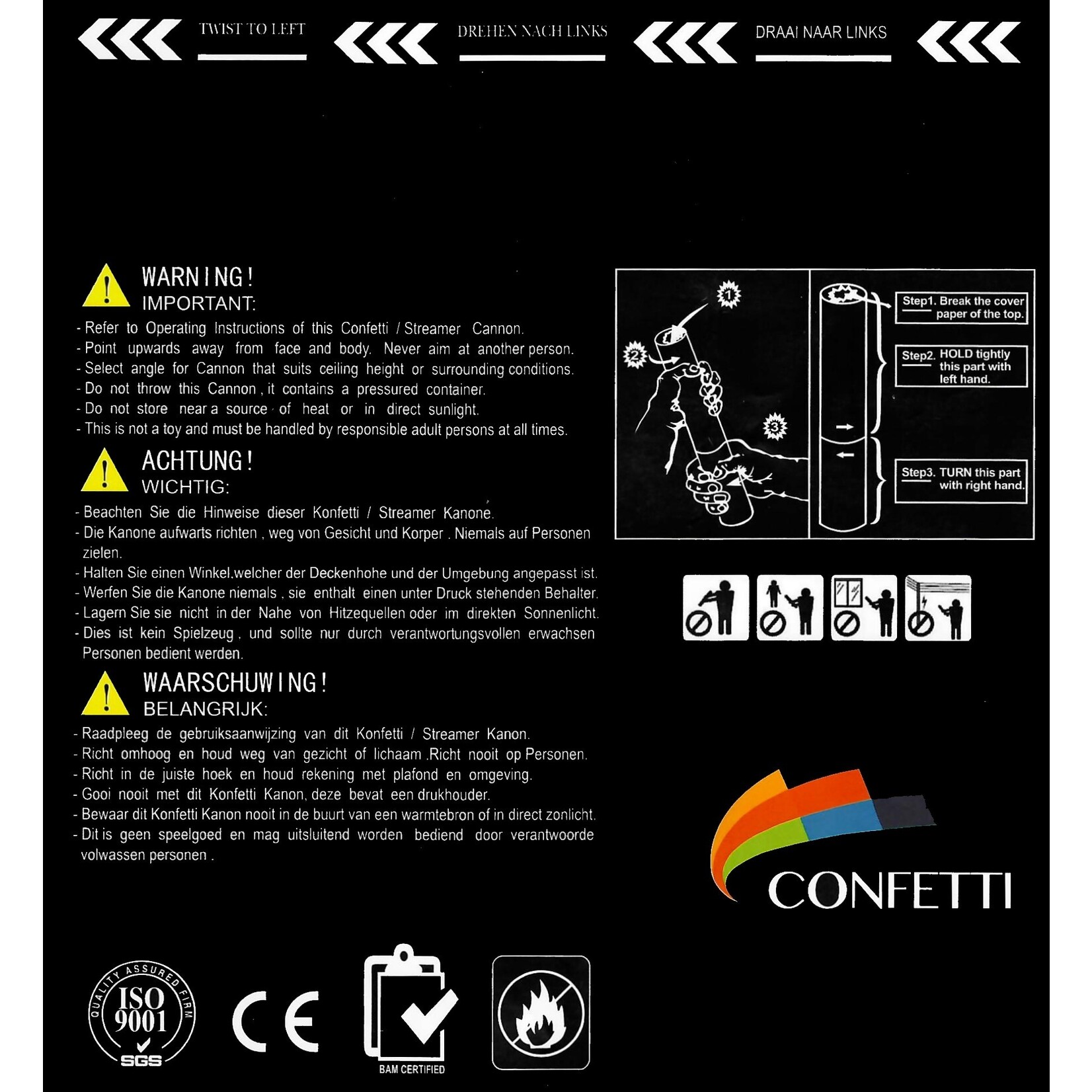 Small Confetti Launcher