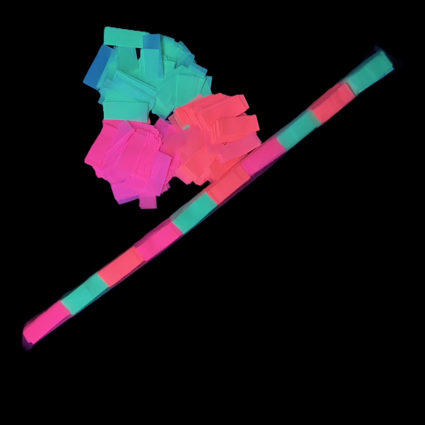 Confetti Sleeve - Blacklight Multi Colour