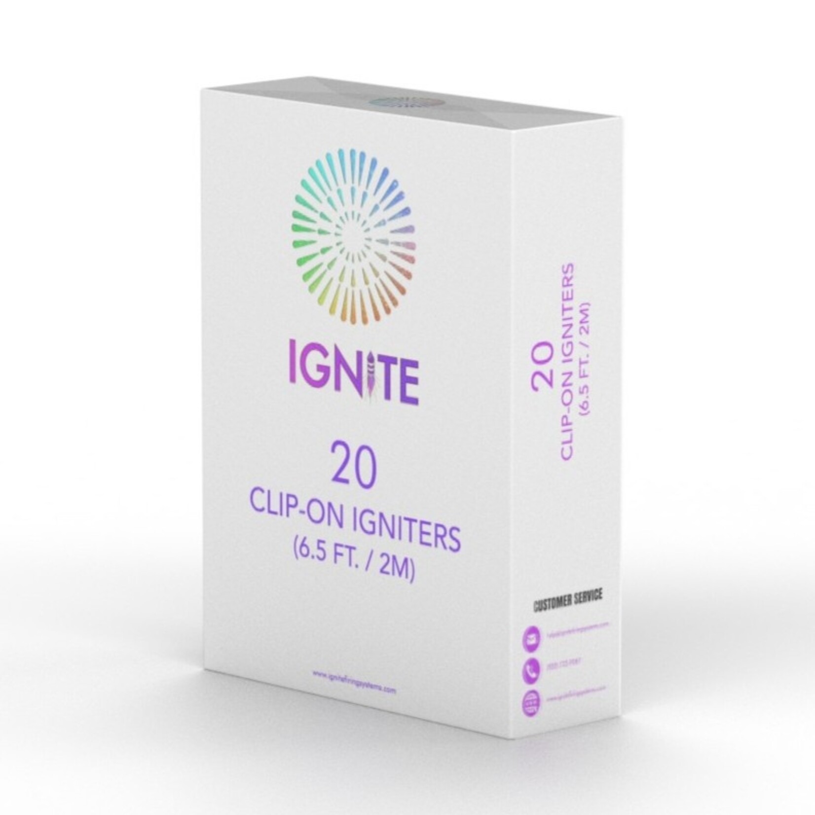20 pack 2m Clip-On Igniters IGNITE