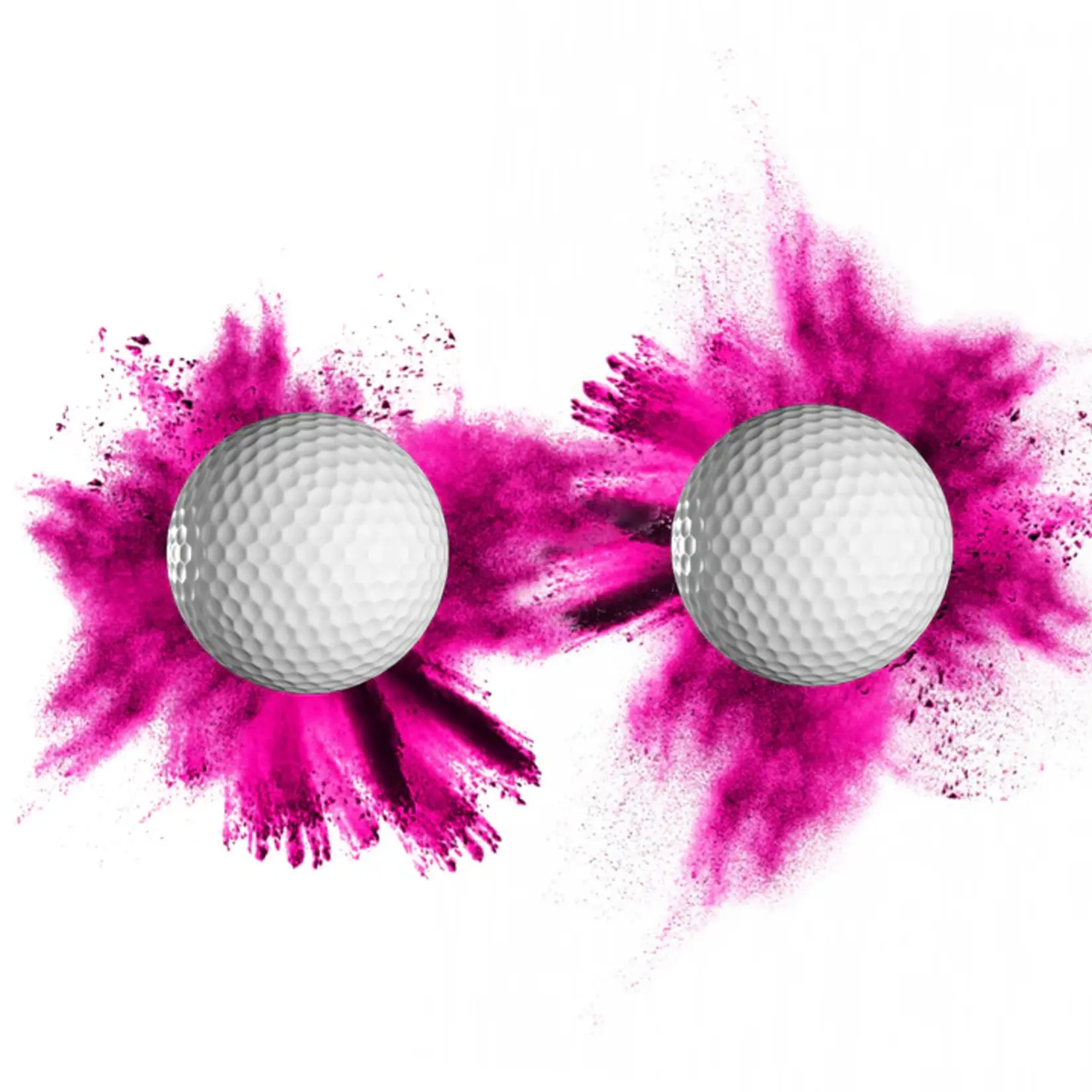 Gender Golf Ball PINK 2/pk
