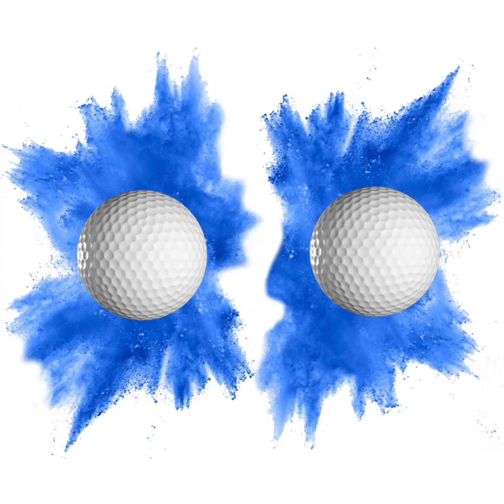 Gender Golf Ball BLUE 2/pk
