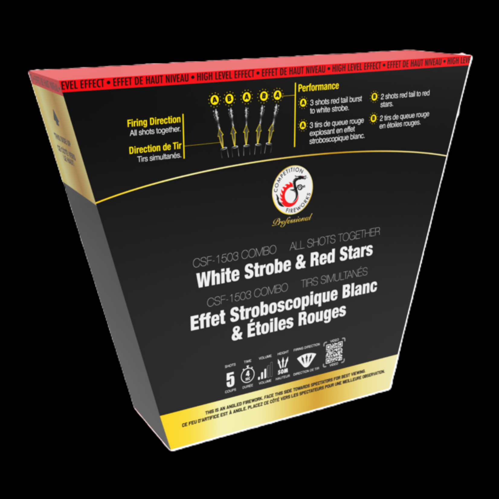 CSF-1503 : White Strobe and Red Stars