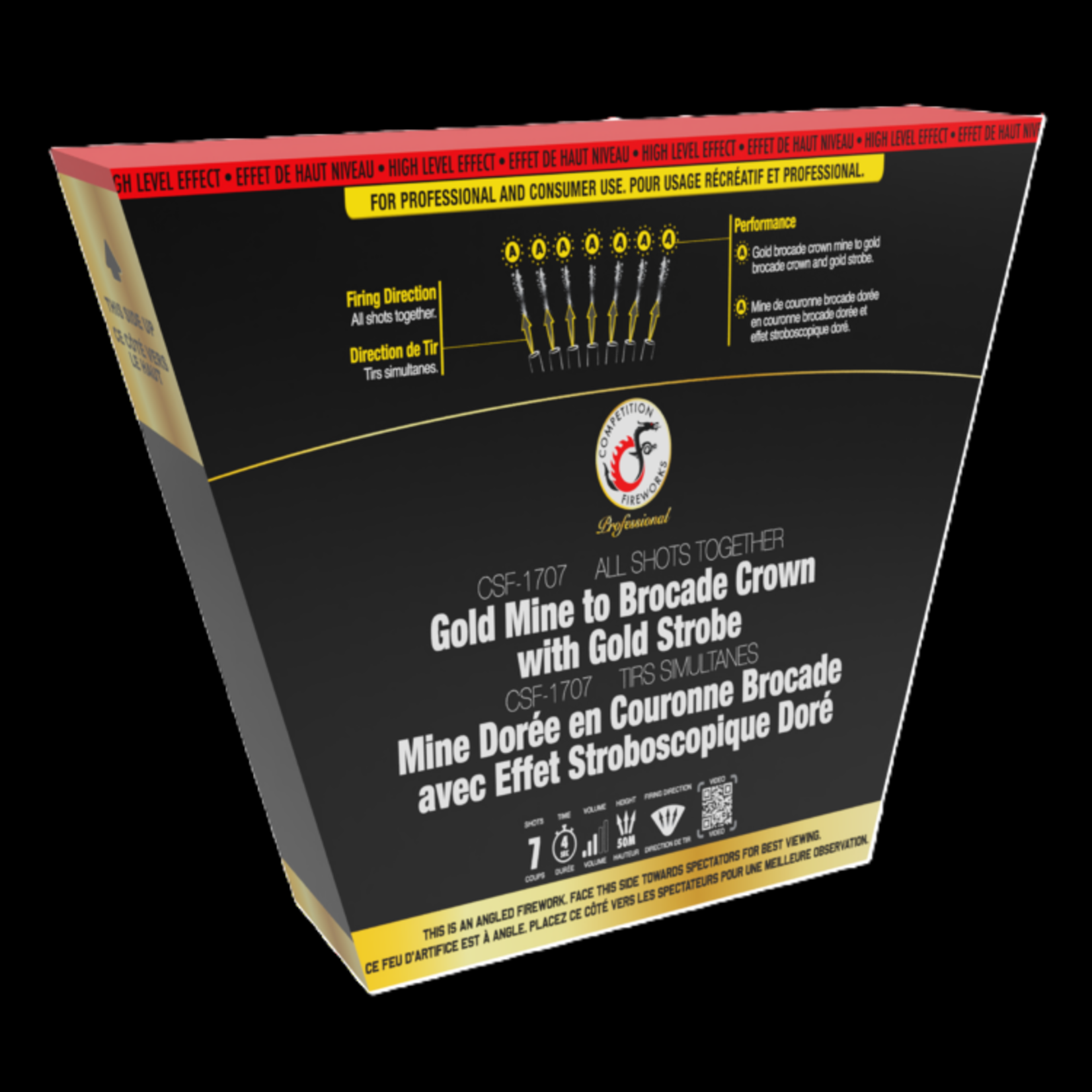 CSF-1707 : Gold Mine to Brocade Crown with Gold Strobe