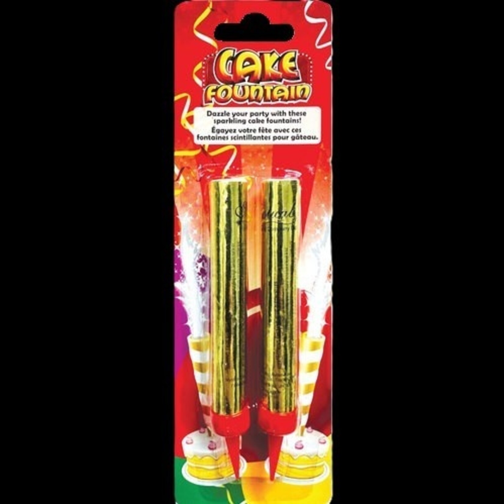 30 sec Cake Fountain - 2 pack