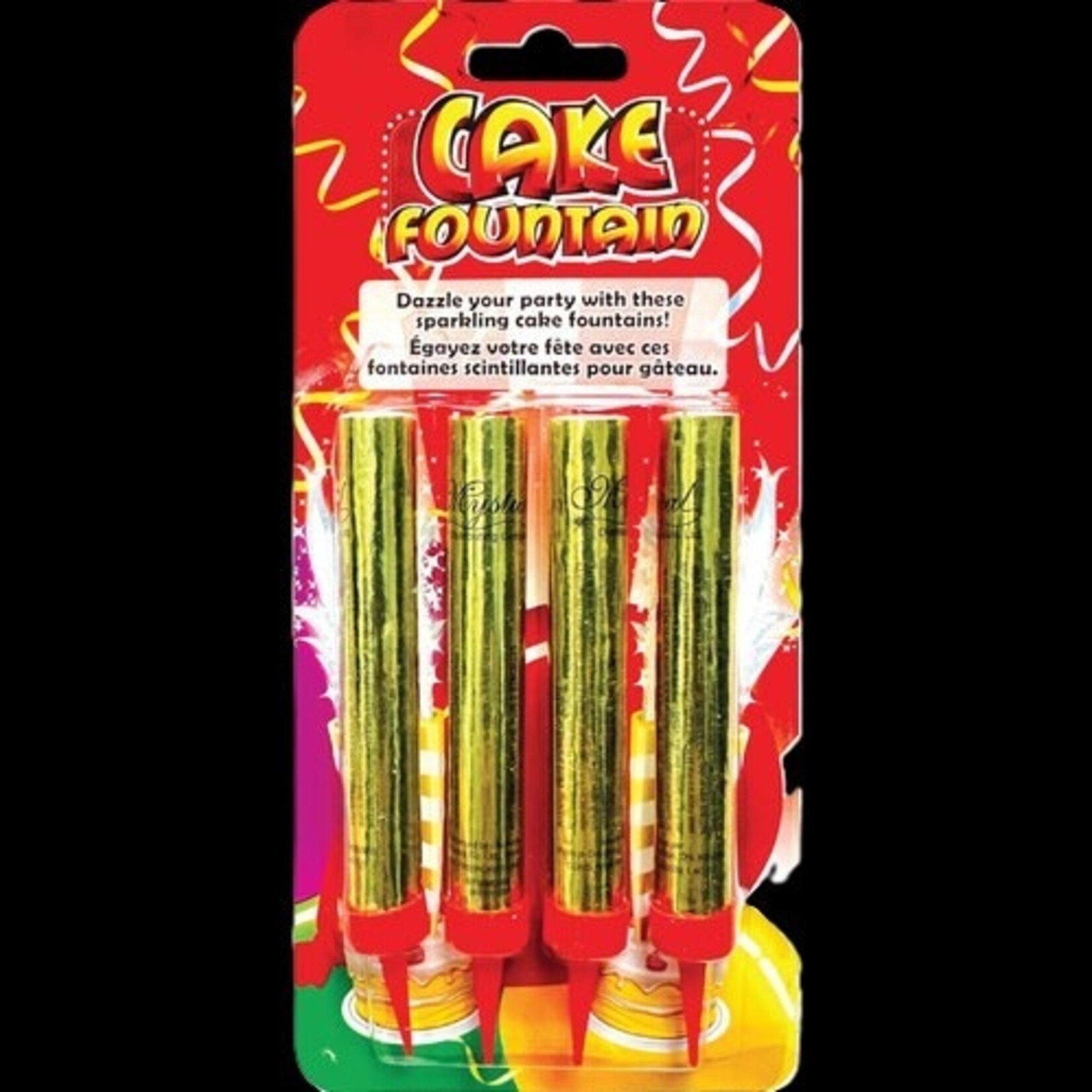 Cake Fountain - 30 sec. 4 pack