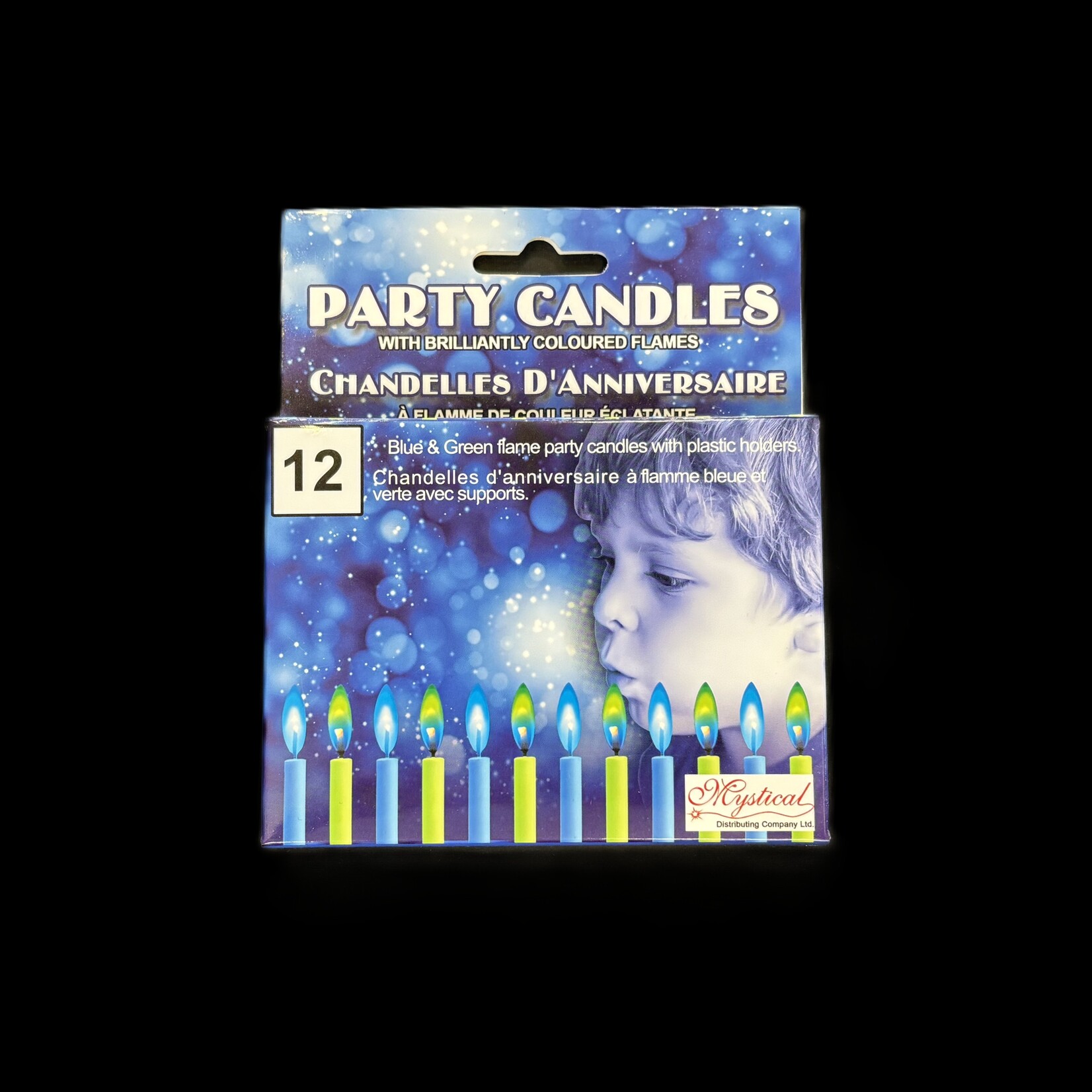 Blue Party Candles