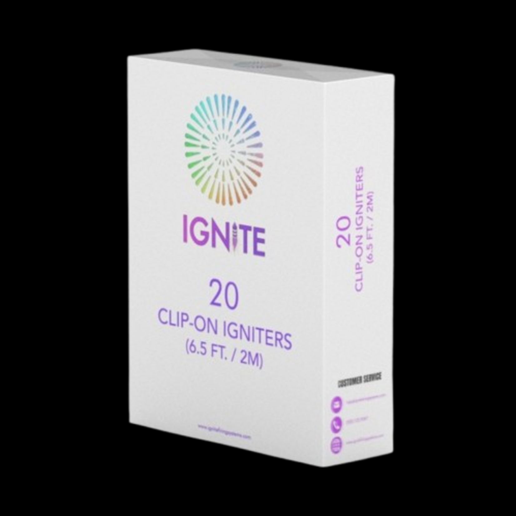 20 pack 2m Clip-On Igniters IGNITE