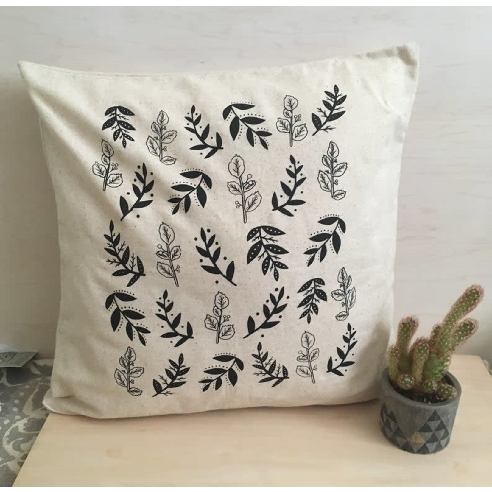Flora and Lune Yay Hooray Pillow Cover