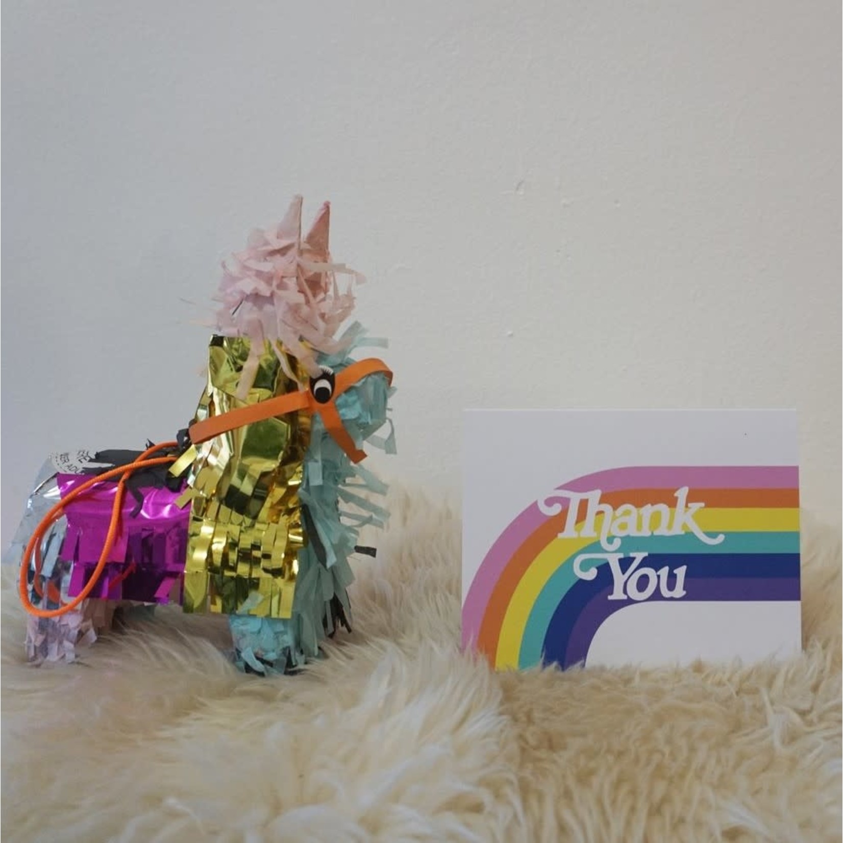 Rainbow Thank You Card