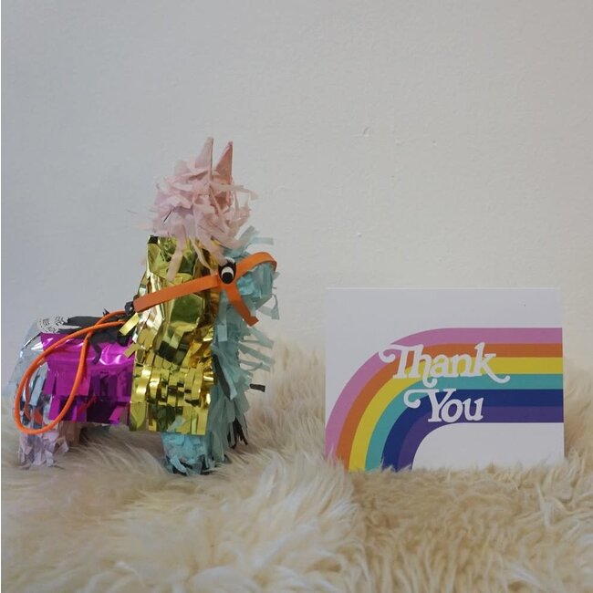 Rainbow Thank You Card