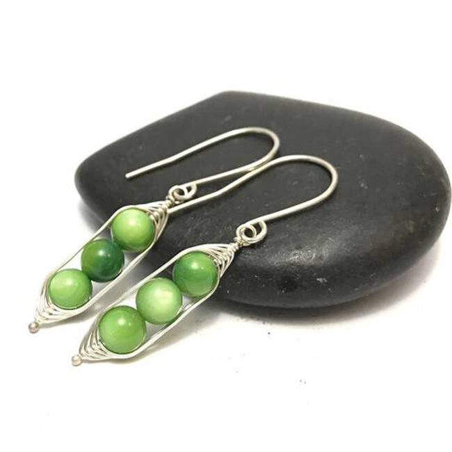 Rising Jewelry Lucky Peapod Earrings