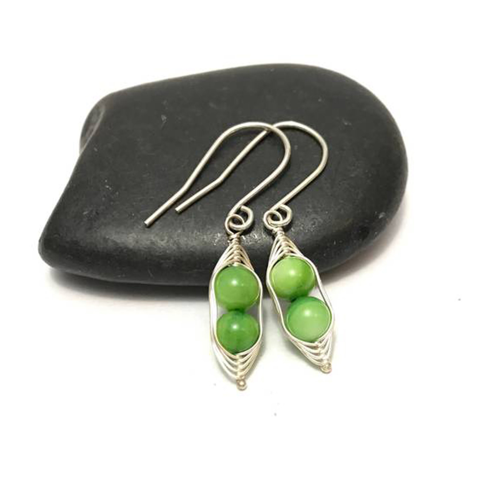 Lucky Accessories Lucky Peapod Earrings