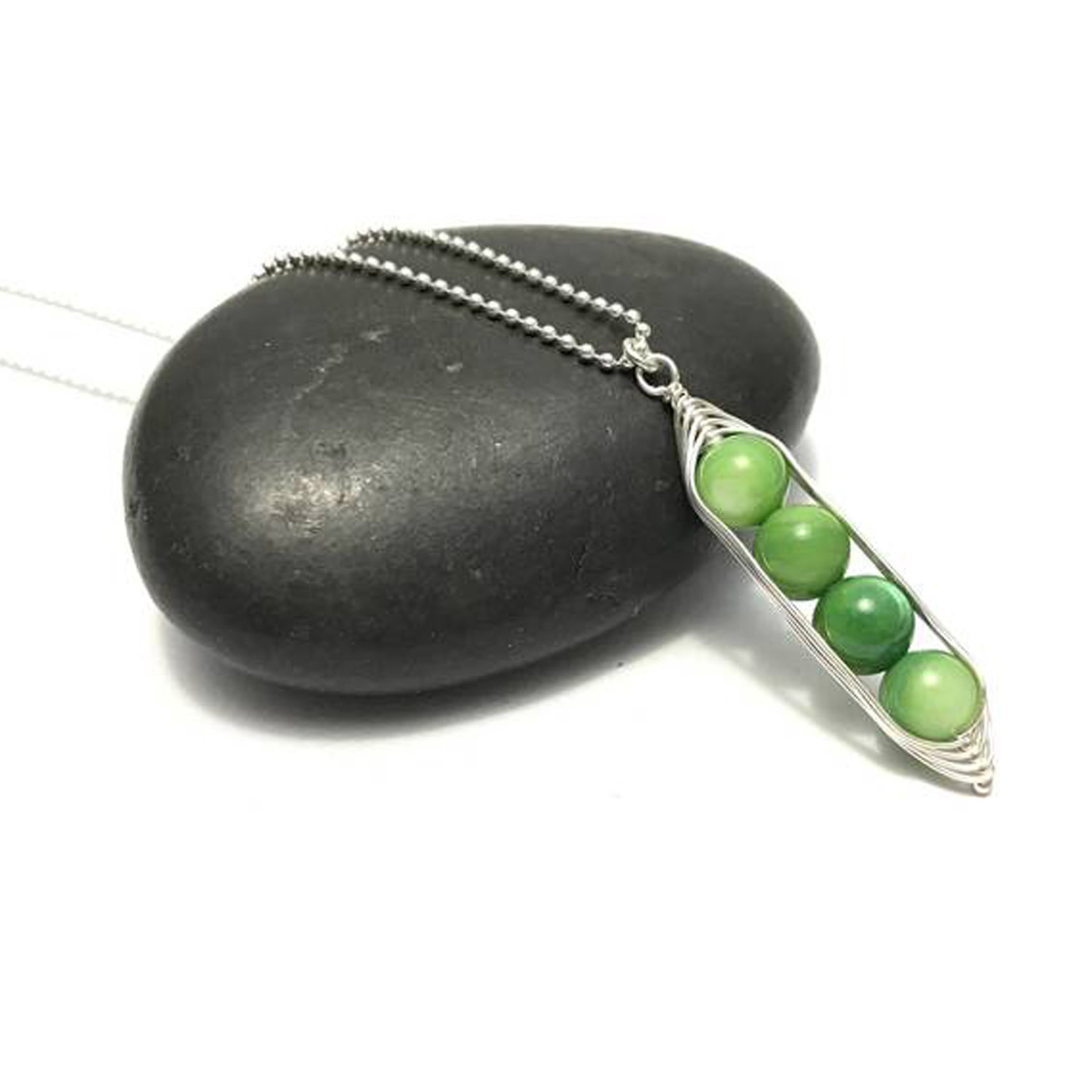 Rising Jewelry Lucky Peapod Necklace