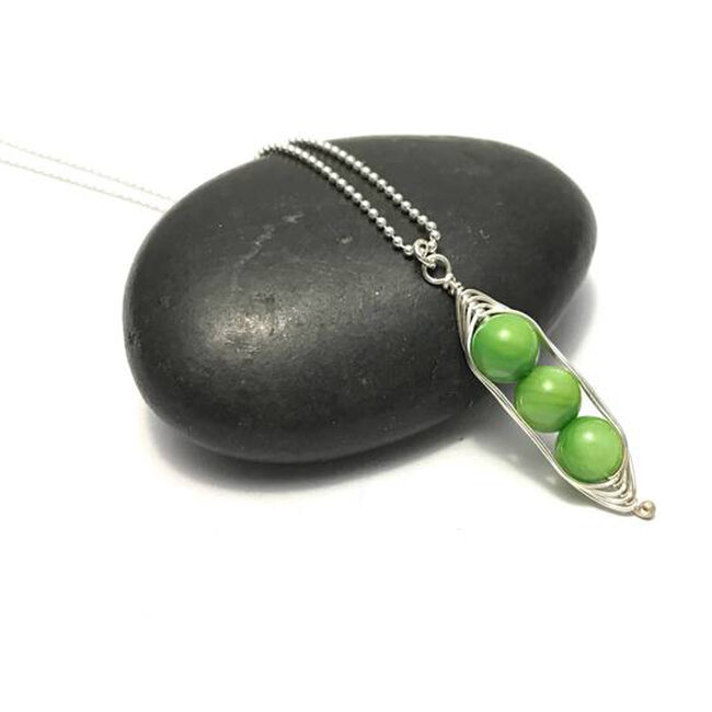 Rising Jewelry Lucky Peapod Necklace