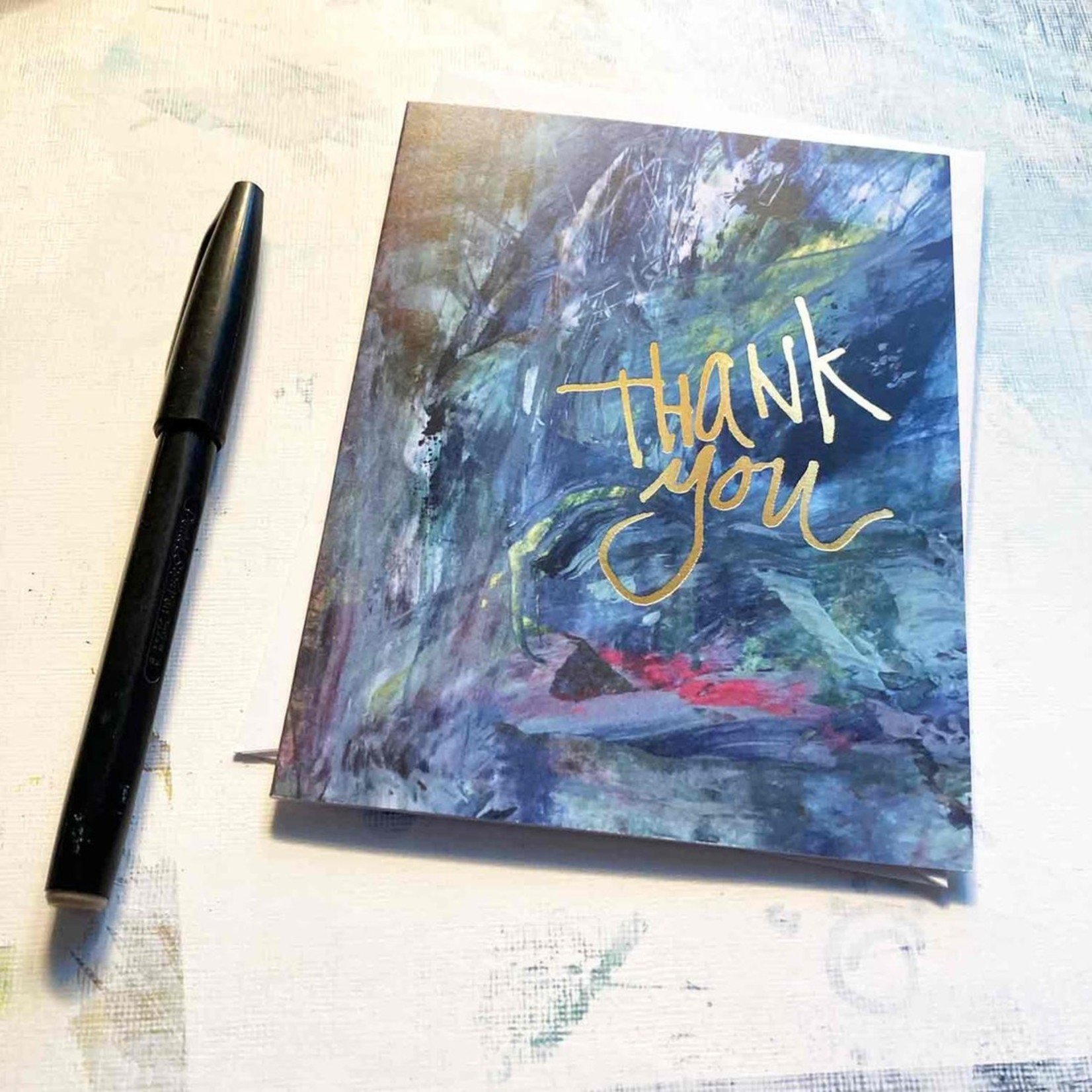 Hilary Meehan Art Products Thank You w/Gold Foil