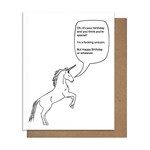 Unicorn Birthday Card