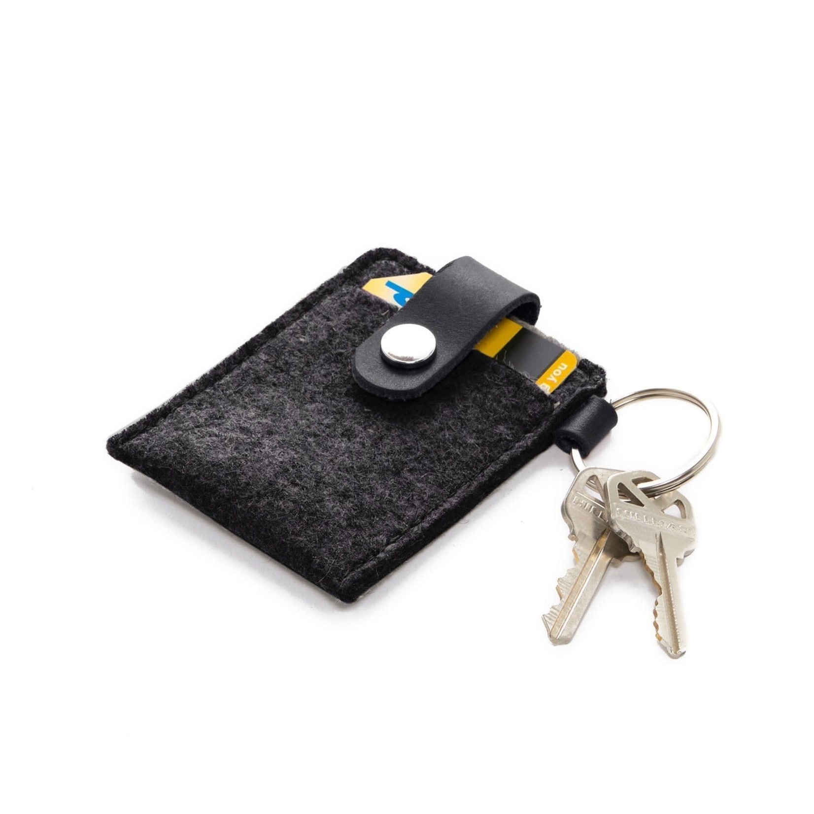 Felt Key Card + Leather Case