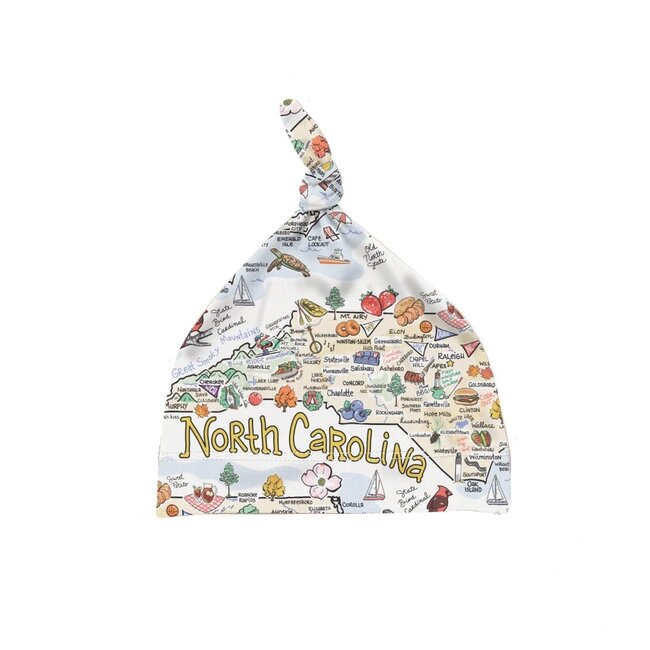 North Carolina Map Baby Hat