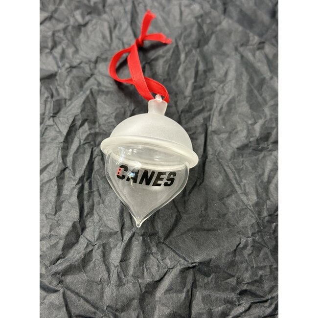 Zacto Glass Handblown Carolina Hurricanes Ornament - 3 Designs