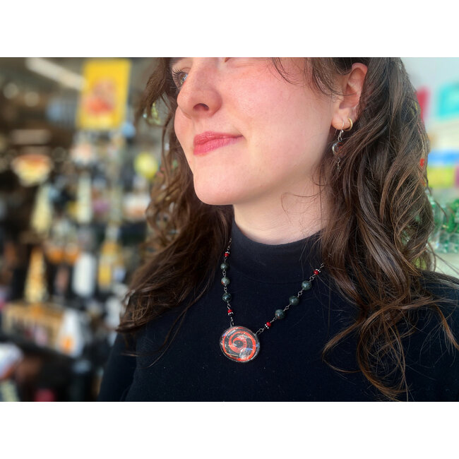 Bijou Savvy Carolina Hurricanes Necklace