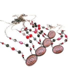 Bijou Savvy Carolina Hurricanes Necklace