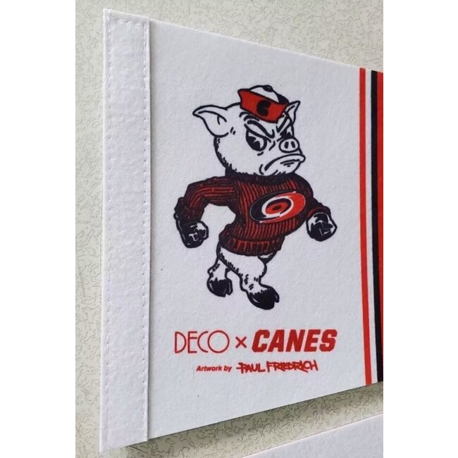 Paul Friedrich Carolina Hurricanes Felt Pennant - Friedrich Art