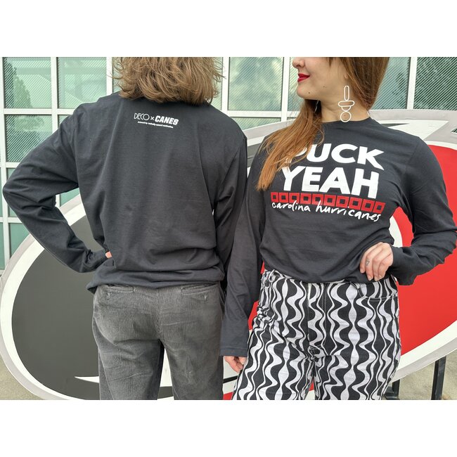 Mutually Assured Construction Canes Puck Yeah Long Sleeve Shirt - Unisex