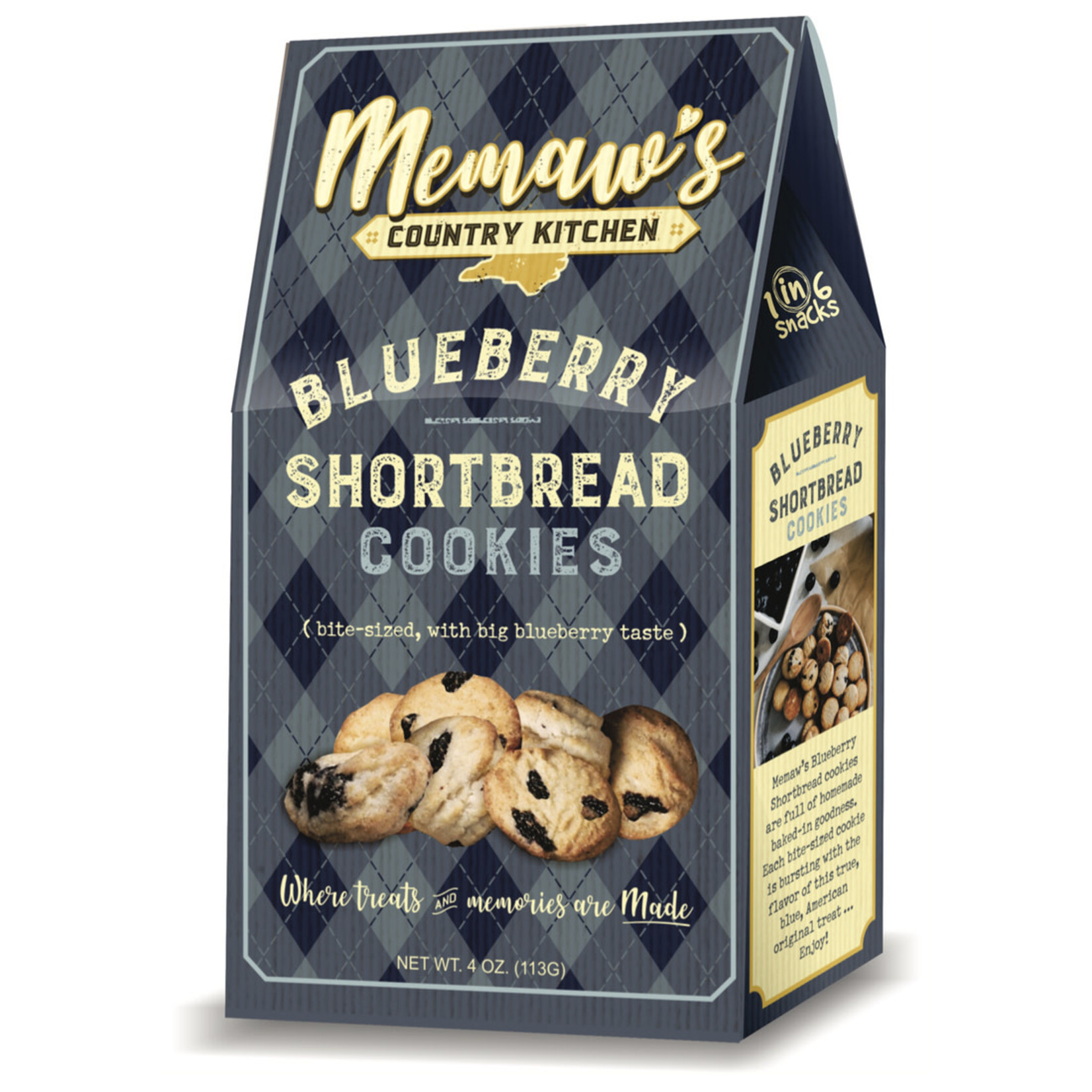 Carolina Kettle Chips MeMaw's Blueberry Shortbread