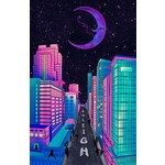 Faejays Purple Moon Raleigh Print