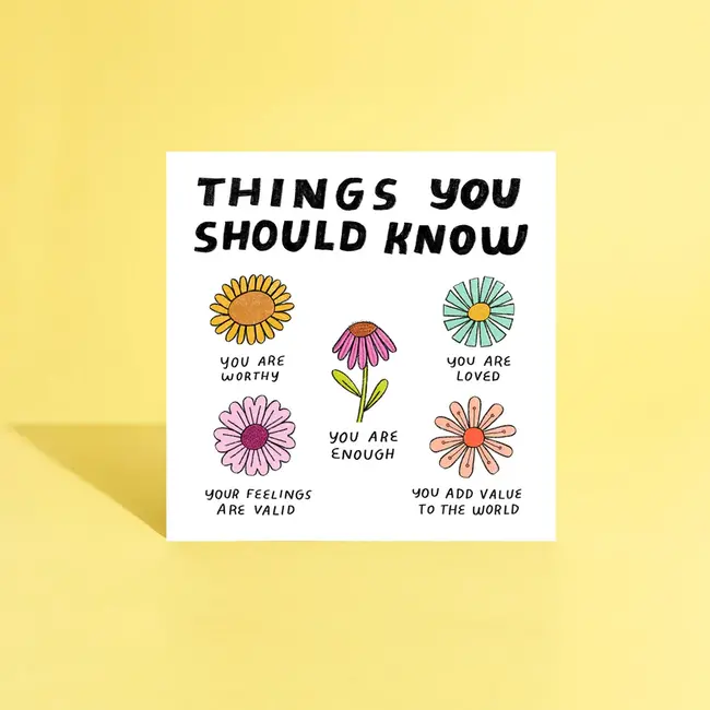 Aviate Press Aviate Press Print Self Care Reminders 8 x 8