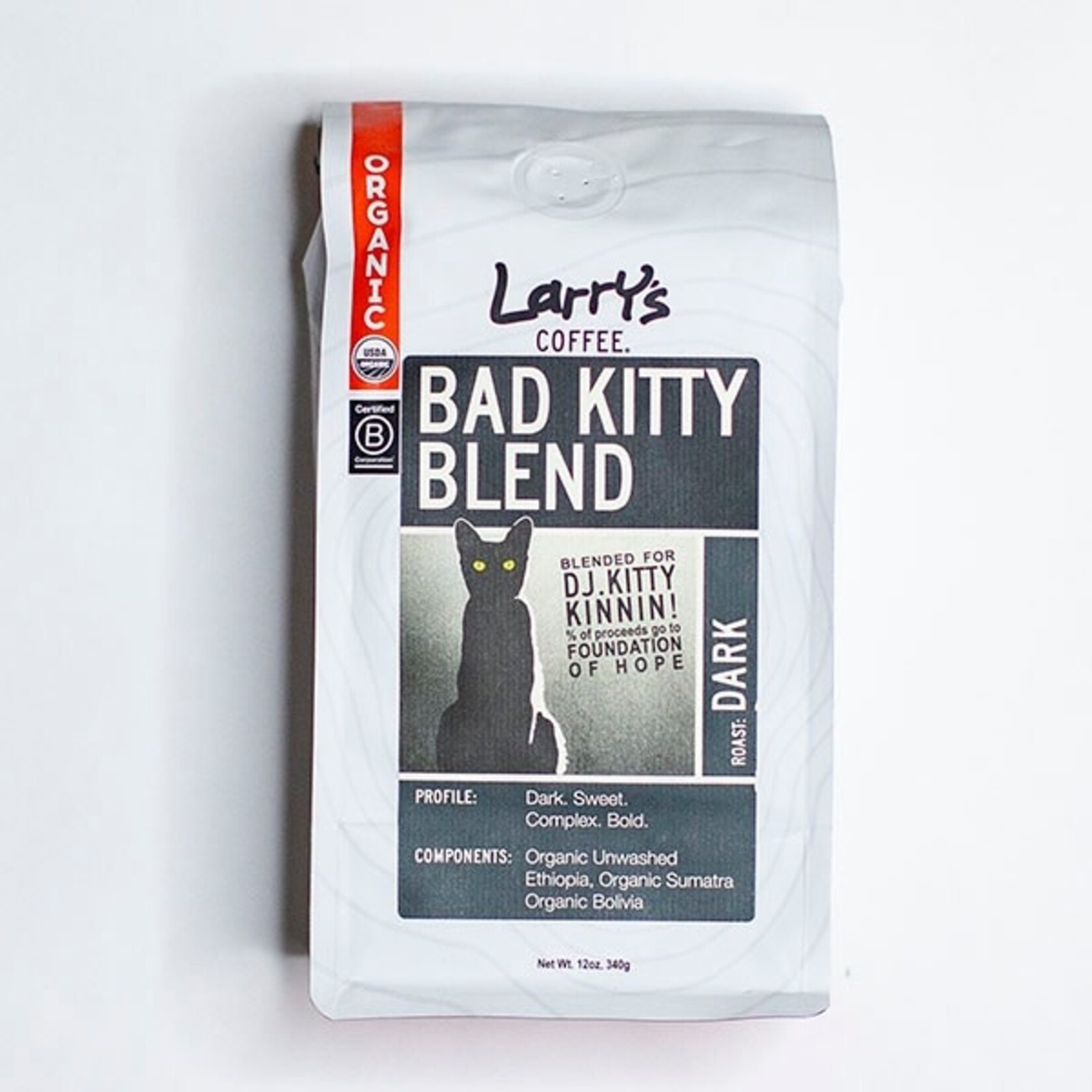 Larry's Coffee Larry's Whole Bean Coffee Bad Kitty 12 oz