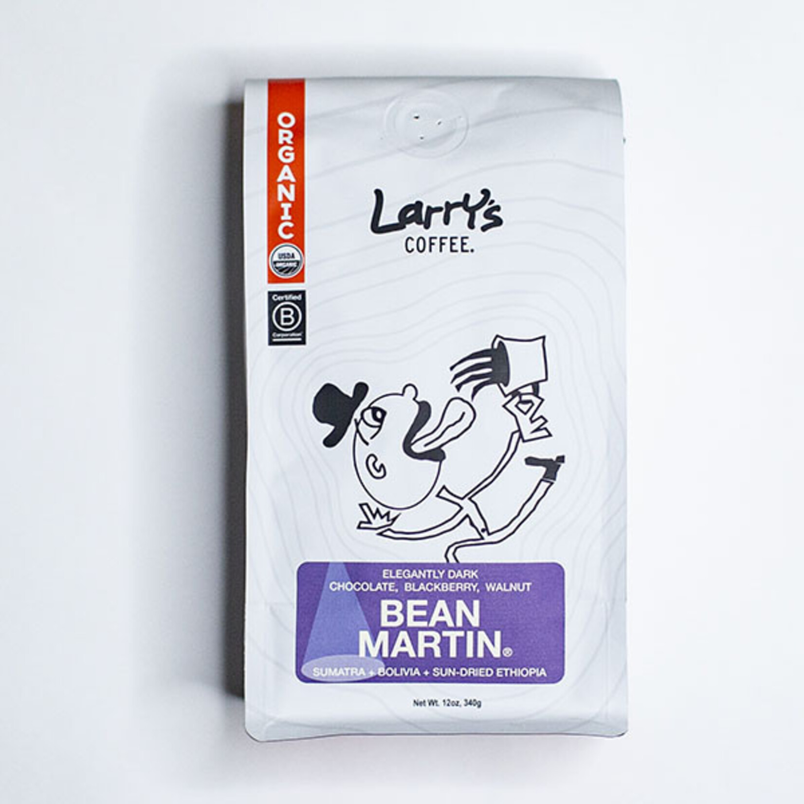 Larry's Coffee Larry's Whole Bean Coffee Bean Martin 12 oz