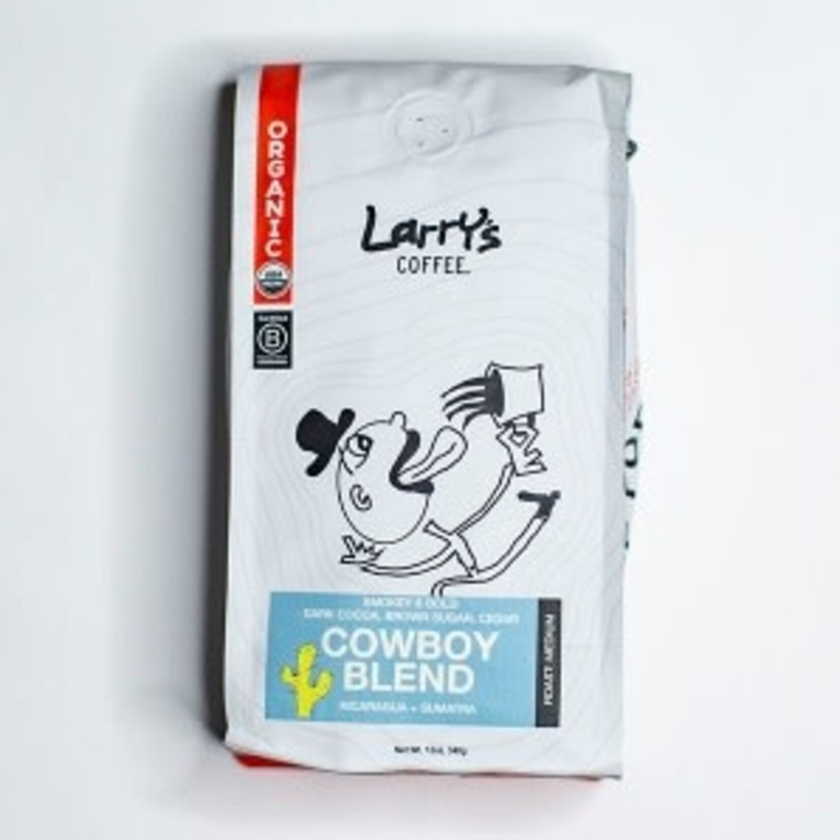 Larry's Coffee Larry's Whole Bean Coffee Cowboy Blend 12 oz