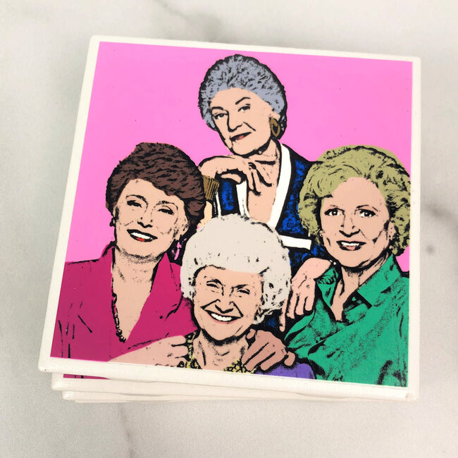 Amy May Pop Art Golden Girls Coaster