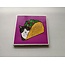 Amy May Pop Art Taco Cat Coaster