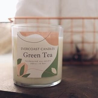 Evercoast Candles Evercoast Candle - Green Tea 8.5oz Glass