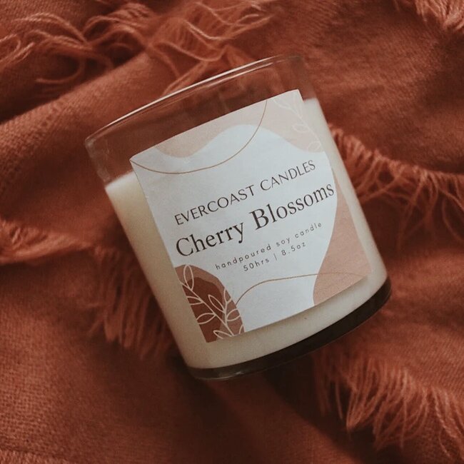 Evercoast Candles Evercoast Candle - Cherry Blossoms 8.5 oz Glass