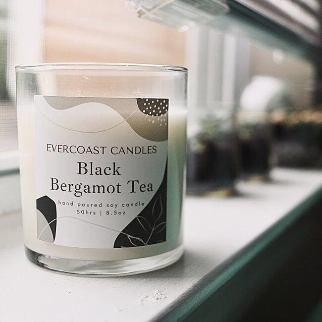 Evercoast Candles Evercoast Candle - Black Bergamot Tea 8.5 oz Glass