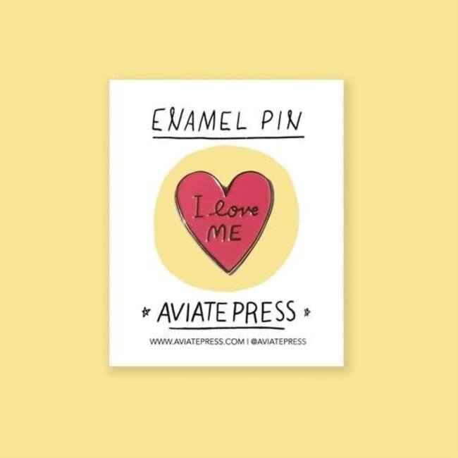 Aviate Press Aviate Press Enamel Pin - I Love Me